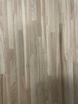 10 ft. L x 25 in. D Unfinished Oak Solid Wood Butcher Block Countertop with Eased Edge