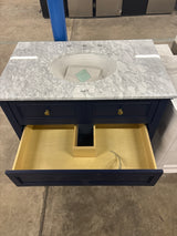 Sterling Vanity 1dw 36x22x34 in Blue