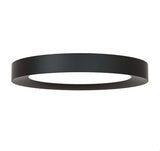 Calloway 15 in. Matte Black Selectable LED Flush Mount