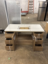 Sterling Collection Vanity 2dr 6dw 48''W x 22''D x 33.5''H in Natural Oak