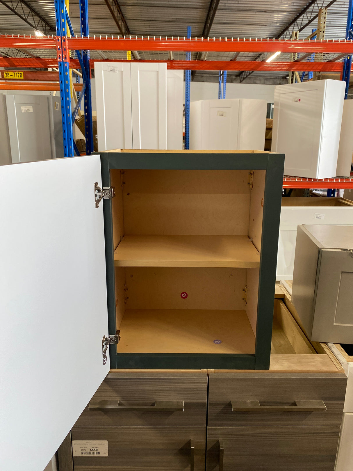 Greenwich Aspen Green 23 in. H x 18 W x 12 in. D Plywood Kitchen Cabinet