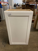 Avondale 21 in. W x 12 in. D x 36 in. H Ready to Assemble Plywood Shaker Wall Kitchen Cabinet in Alpine White