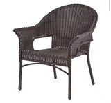 Emerald View Brown Wicker Outdoor Stack Lounge Chair