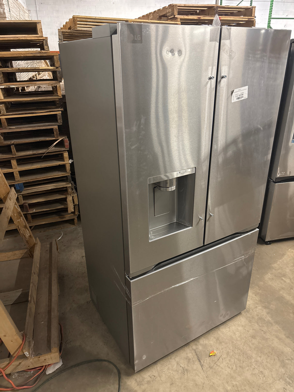 LG Counter-Depth MAX with Zero Clearance 3-Door French Door Refrigerator