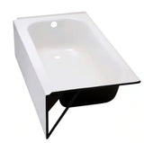 Maui 60 in. x 30 in. Soaking Bathtub with Left Drain in White