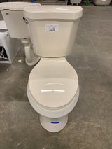 2-piece 1.28 GPF High Efficiency Single Flush Elongated Toilet in Bone
