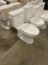 Drake 2-Piece 1.6 GPF Single Flush Elongated ADA Comfort Height Toilet in Cotton White, SoftClose Seat Included