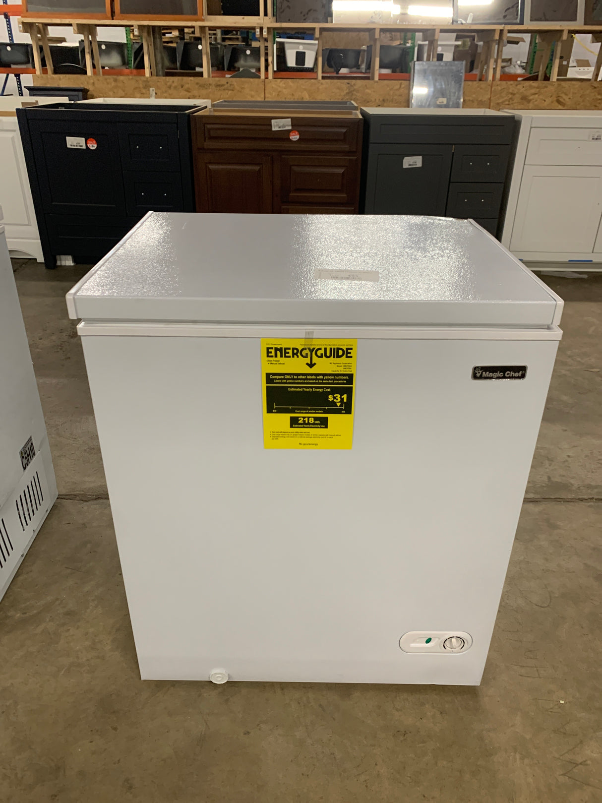 5.0 cu. ft. Chest Freezer in White