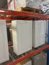 Shaker 24 in. W x 12 in. D x 42 in. H Assembled Wall Kitchen Cabinet in Satin White