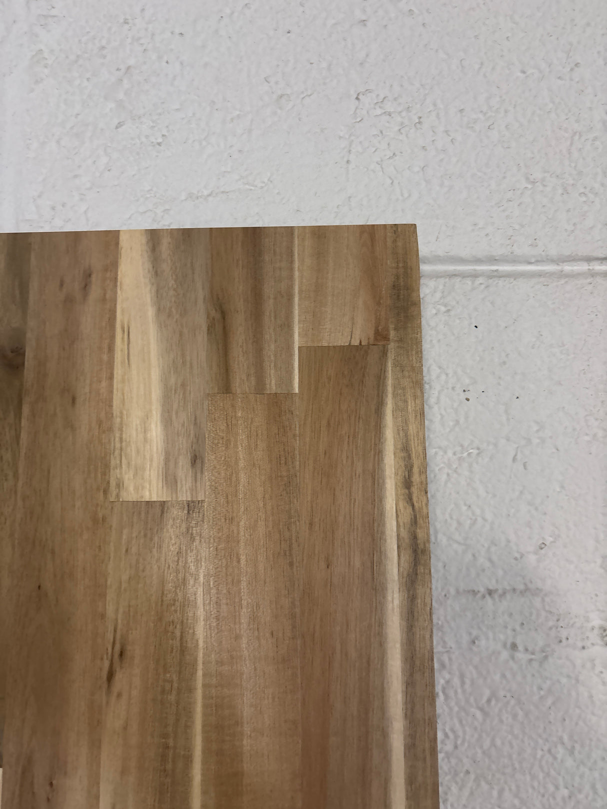 8 ft. L x 25 in. D Unfinished Acacia Solid Wood Butcher Block Countertop with Square Edge