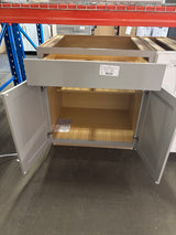 Westfield Dusk Gray Shaker Stock Assembled Base Kitchen Cabinet (30 in. W x 23.75 in. D x 35 in. H)