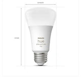 75-Watt Equivalent A19 Smart Wi-Fi LED Color Changing Light Bulb Starter Kit (4 Bulbs and Bridge)