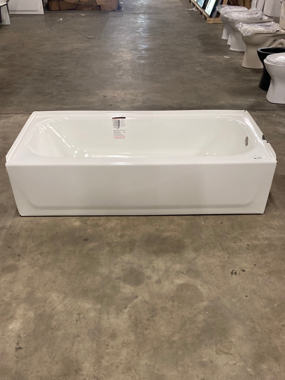 BootzCast 60 in. x 30 in. Soaking Alcove Bathtub with Right Drain in White