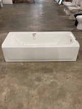 BootzCast 60 in. x 30 in. Soaking Alcove Bathtub with Right Drain in White