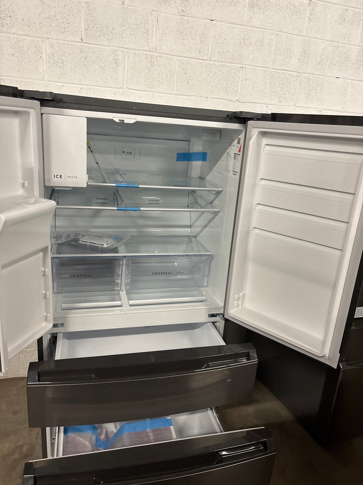36 in. 26 cu. ft. Standard-Depth 4-Door French Door Refrigerator in Fingerprint-Resistant Stainless Steel Look