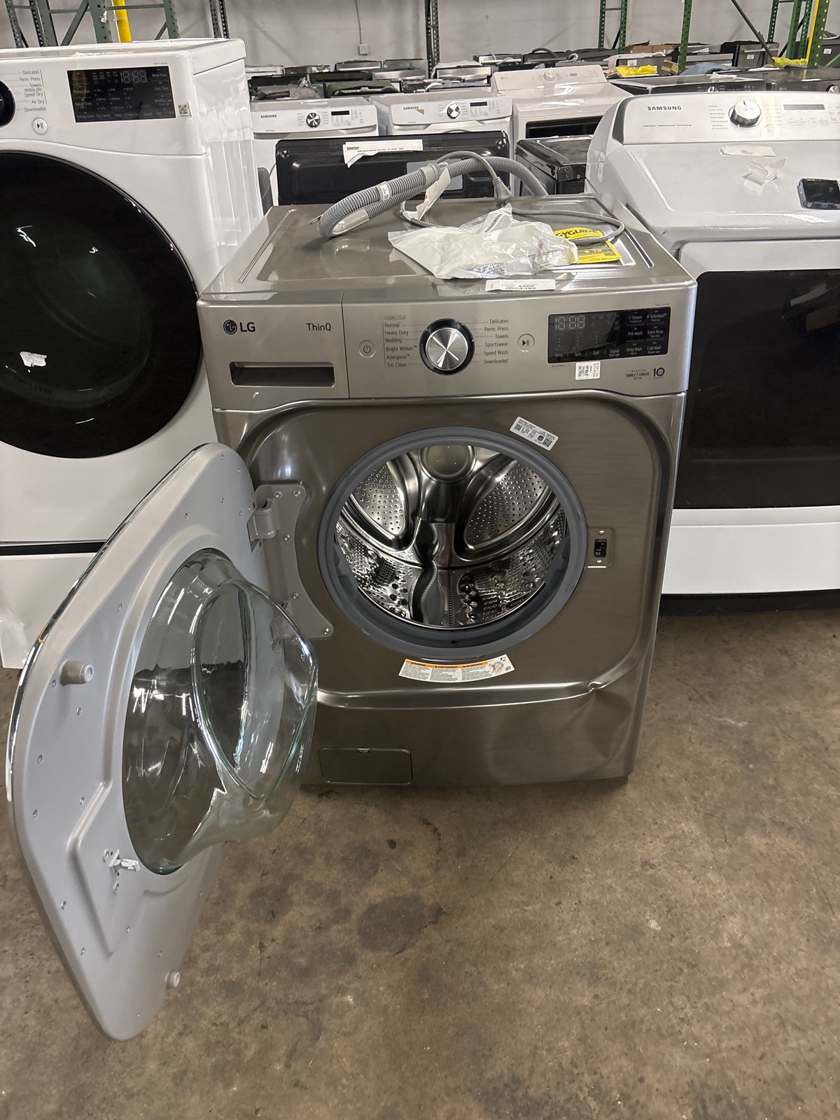LG 5.2 cu. ft. Mega Capacity Smart Wi-Fi Enabled Front Load Washer with TurboWash and Built-In Intelligence