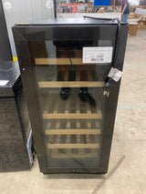 15 in. Dual Zone 30-Bottle Undercounter/ Freestanding Wine Cooler in Black