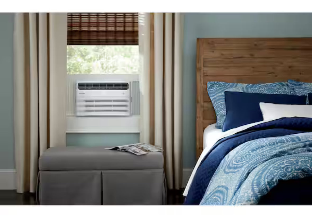 8,000 (DOE) BTU 115 Volts Window Air Conditioner Cools 350 Sq. Ft. with Remote Control in White