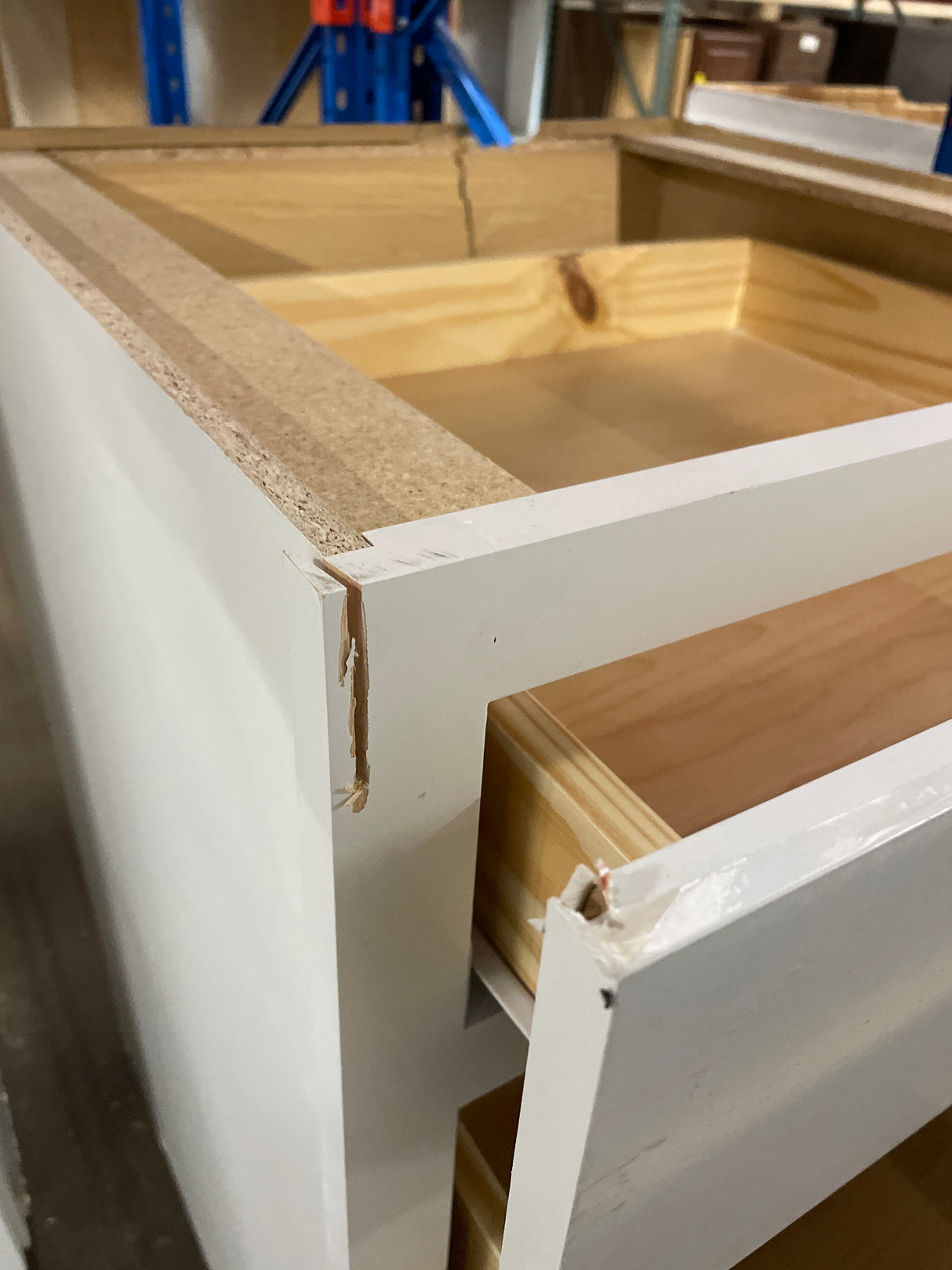 Westfield 24 in. W x 24 in. D x 35 in. H Shaker Stock Drawer Base Kitchen Cabinet in Feather White