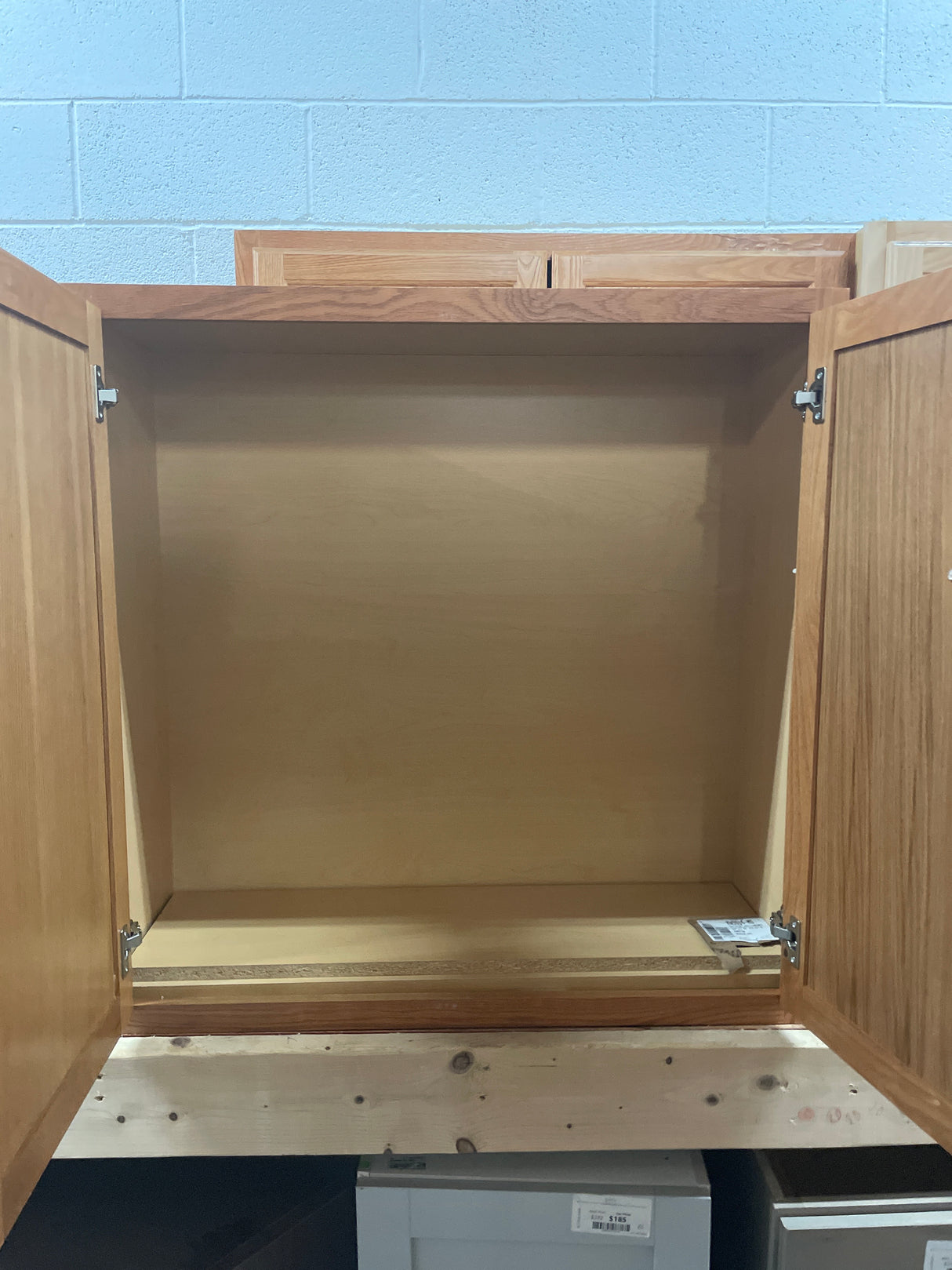 Hampton 36 in. W x 12 in. D x 36 in. H Assembled Wall Cabinet in Medium Oak