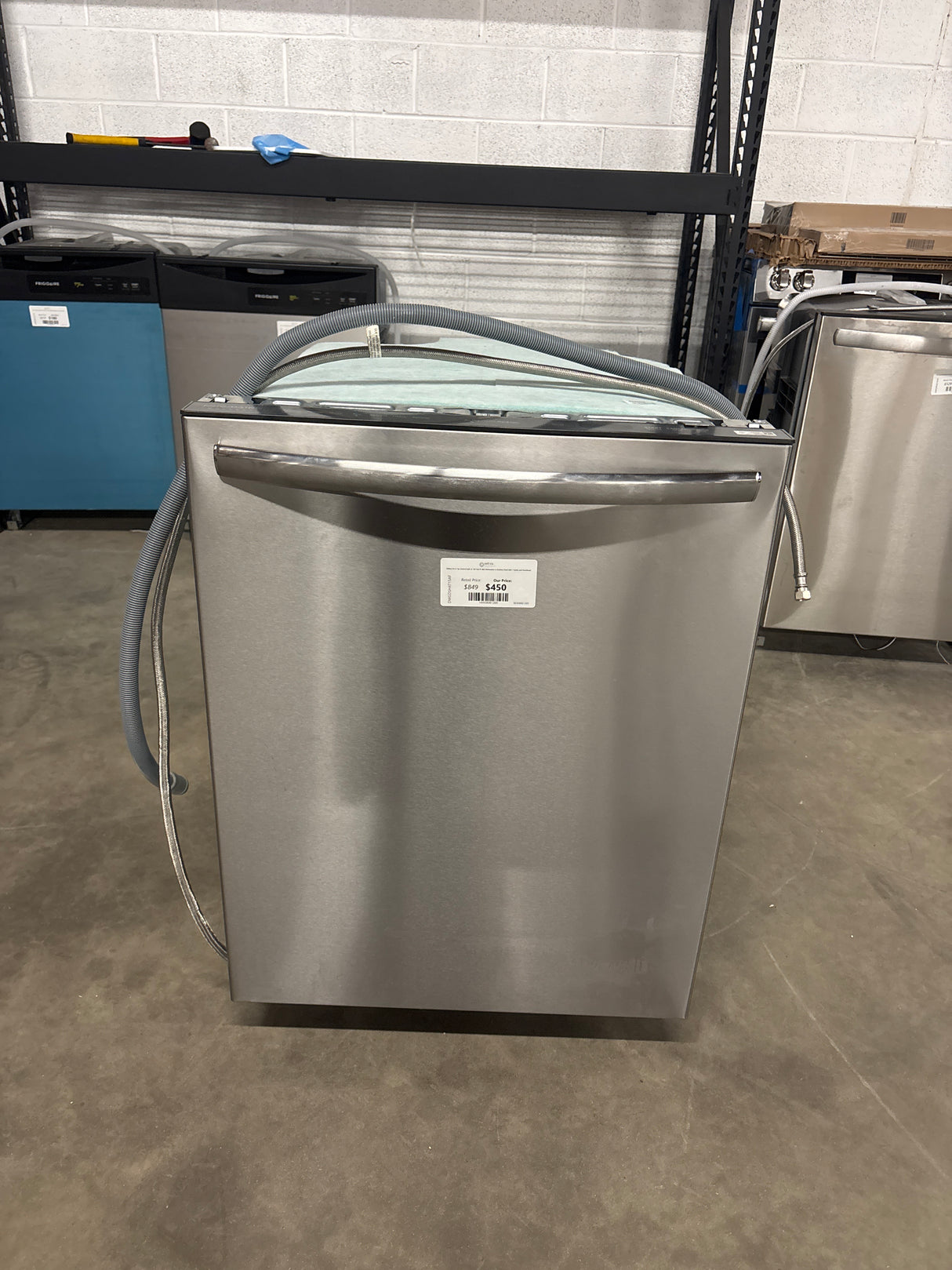 Gallery 24 in Top Control Built-In Tall Tub 47 dBA Dishwasher in Stainless Steel with 7 Cycles and CleanBoost