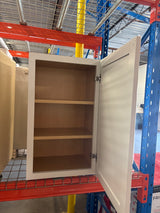 Courtland Shaker Assembled 18 in. x 30 in. x 12 in. Stock Wall Kitchen Cabinet in Polar White Finish