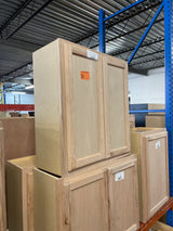 Recessed Panel 27 in. W x 12 in. D x 30 in. H Assembled Wall Cabinet in Unfinished
