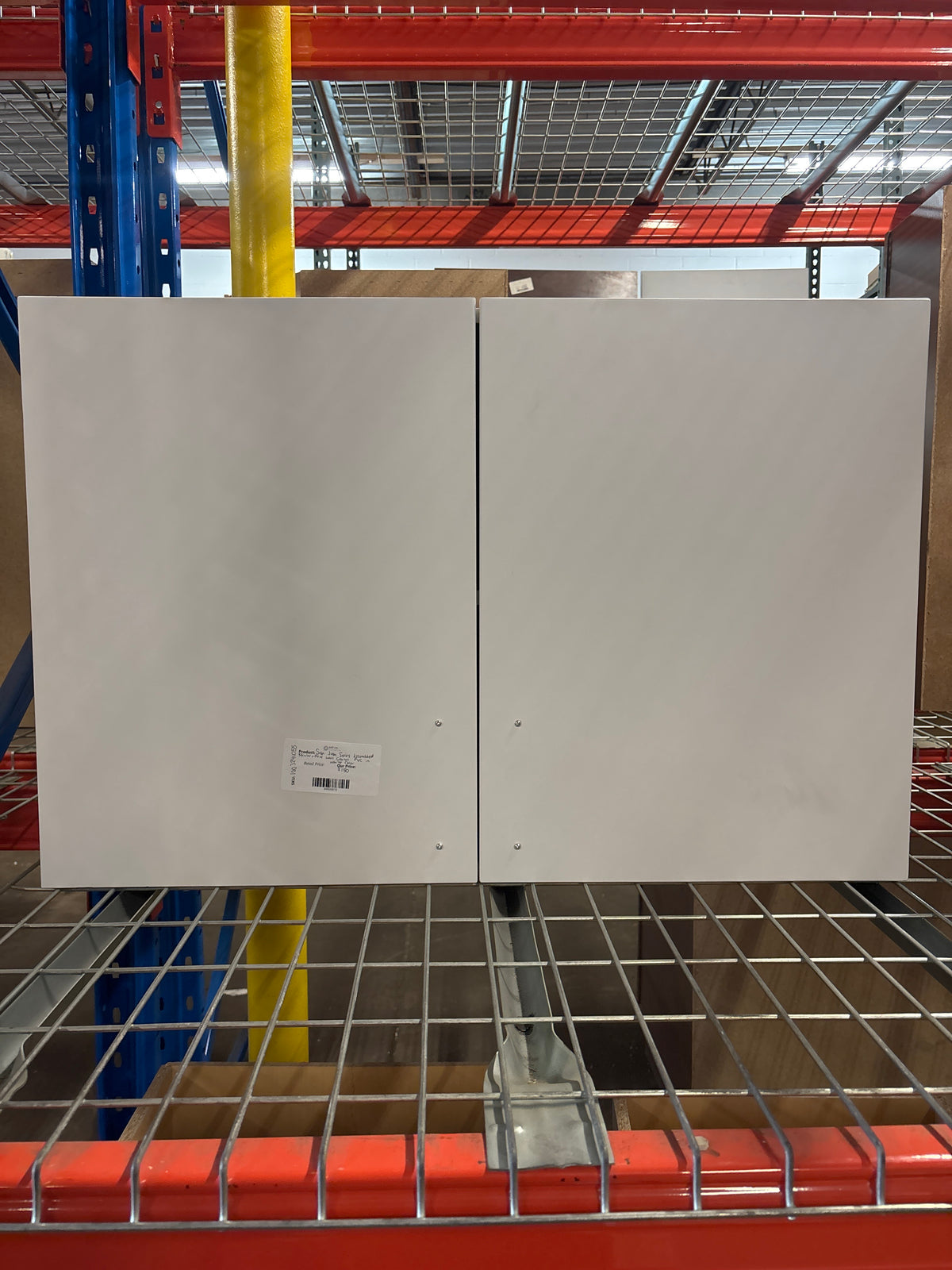 San Juan Series Assembled 36 in W X 24 in H. Wall Cabinet made of High Density PVC in White Color