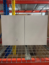 San Juan Series Assembled 36 in W X 24 in H. Wall Cabinet made of High Density PVC in White Color
