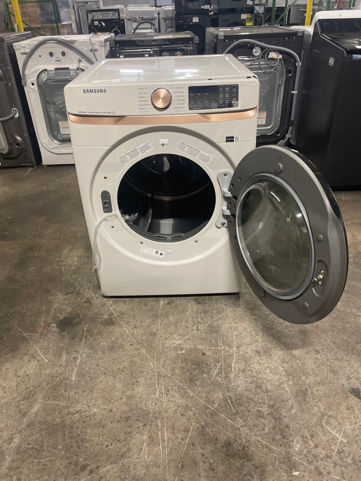 Samsung 7.5 cu. ft. Smart Electric Dryer with Steam Sanitize+ and Sensor Dry