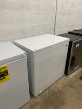 7.0 cu. ft. Manual Defrost Chest Freezer with LED Light in White Garage Ready