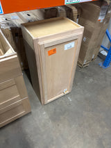Recessed Panel 18 in. W x 12 in. D x 36 in. H Assembled Wall Cabinet in Unfinished