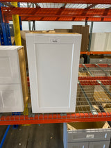 Shaker 21 in. W x 12 in. D x 36 in. H Assembled Wall Kitchen Cabinet in Satin White