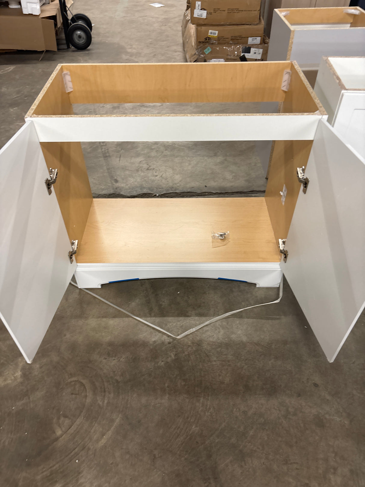 Glacier Bay 37 in. W x 19 in. D x 35 in. H Single Sink Freestanding Bath Vanity in White with/out Top