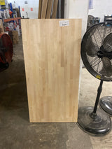 4 ft. L x 25 in. D Unfinished Birch Butcher Block Countertop in With Standard Edge