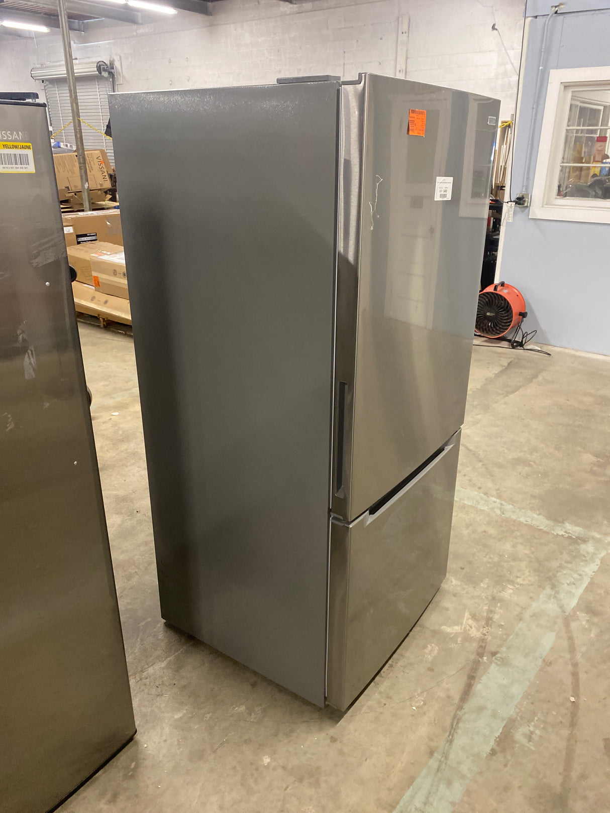 18.7 cu. ft. Bottom Freezer Refrigerator in Stainless Steel