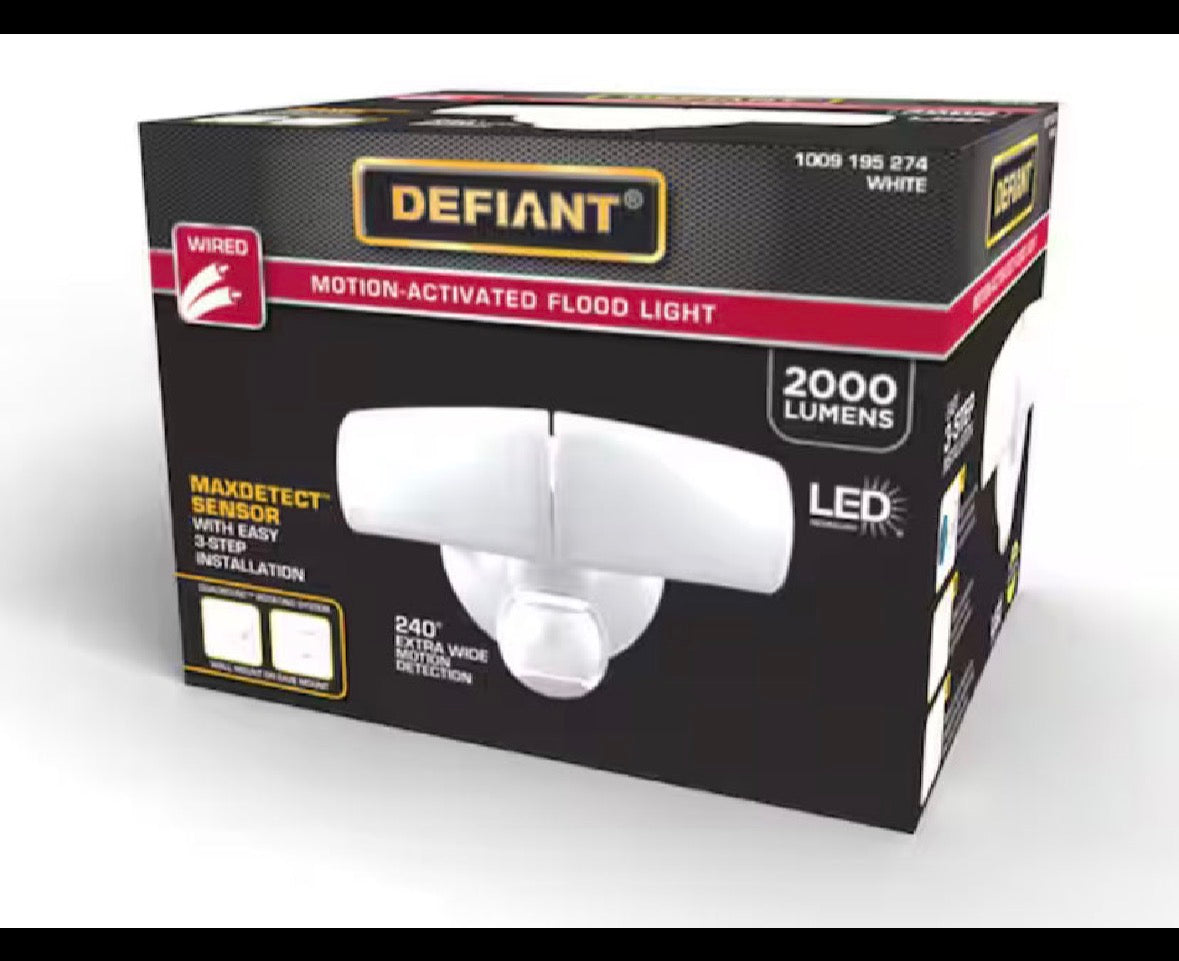 Motion Detecting 360-Degree Indoor/Outdoor Wi-Fi Home Security Camera with Light