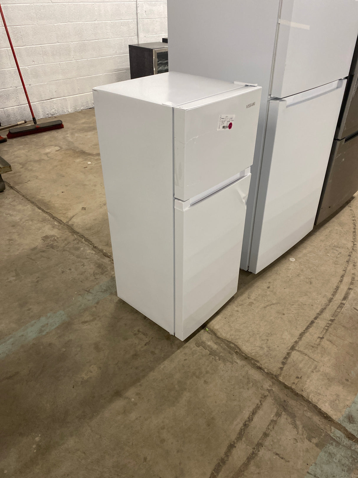4.5 cu. ft. 2-Door Mini Refrigerator in White with Freezer
