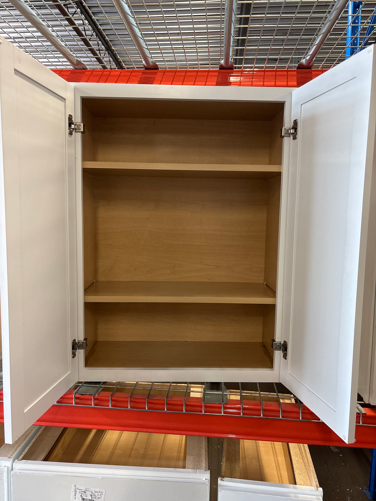 Courtland 27 in. W x 12 in. D x 36 in. H Assembled Shaker Wall Kitchen Cabinet in Polar White
