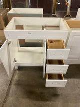 Thornbriar 36.0 in. W x 21.5 in. D x 34.2 in. H Bath Vanity Cabinet without Top in Polar White