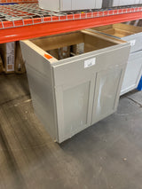 Westfield Dusk Gray Shaker Stock Assembled Sink Base Kitchen Cabinet (30 in. W x 23.75 in. D x 35 in. H)