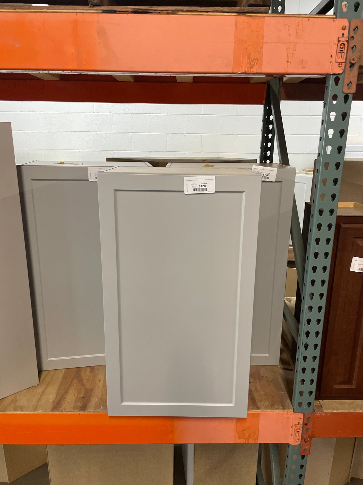 Designer Series Melvern 21 in. W x 12 in. D x 36 in. H Assembled Shaker Wall Kitchen Cabinet in Heron Gray