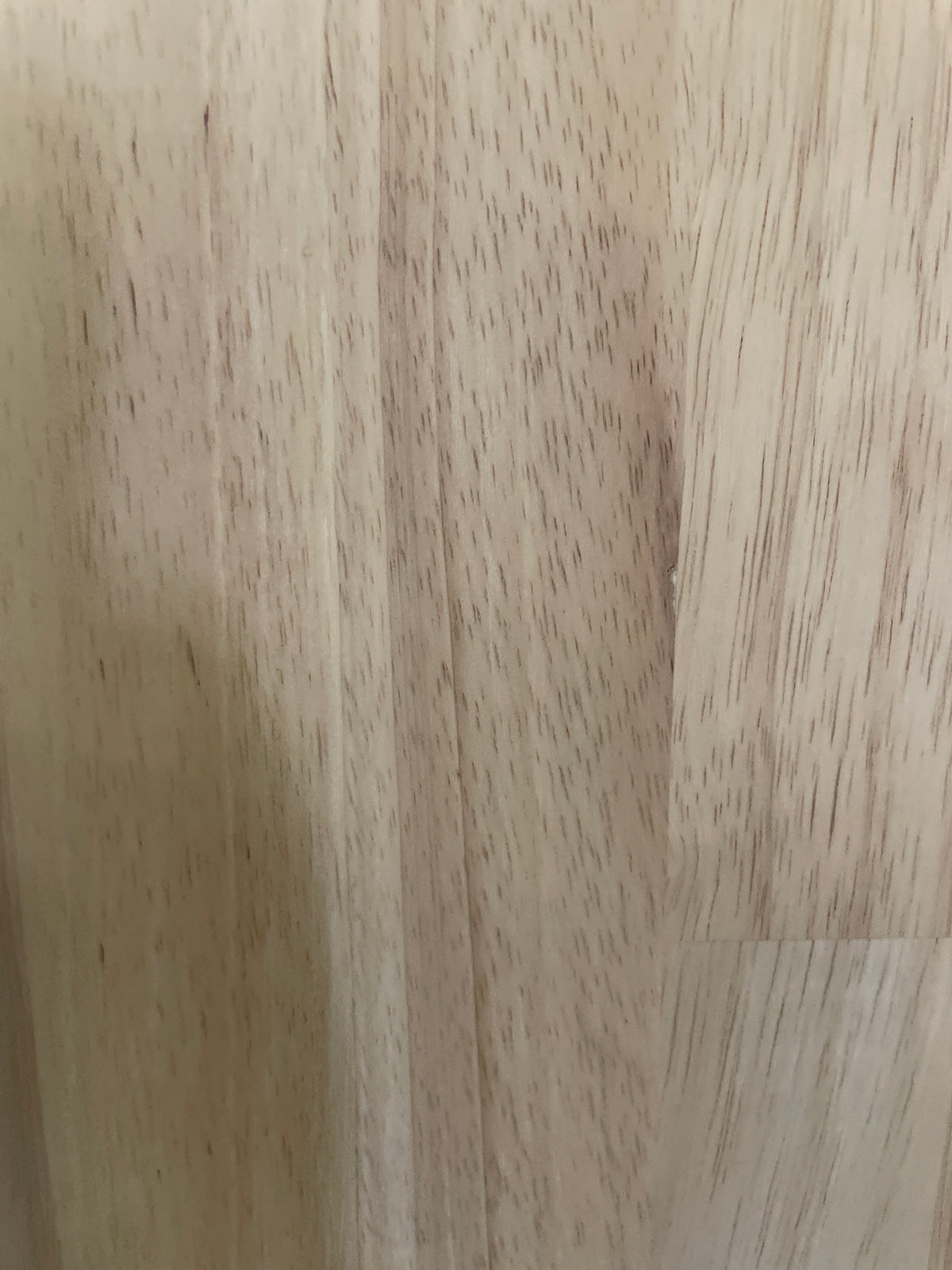 8 ft. L x 25 in. D Unfinished Hevea Solid Wood Butcher Block Countertop With Square Edge