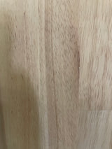8 ft. L x 25 in. D Unfinished Hevea Solid Wood Butcher Block Countertop With Square Edge