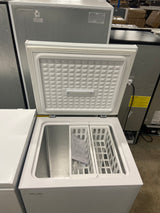 5.0 cu. ft. Manual Defrost Chest Freezer with LED Light in White Garage Ready