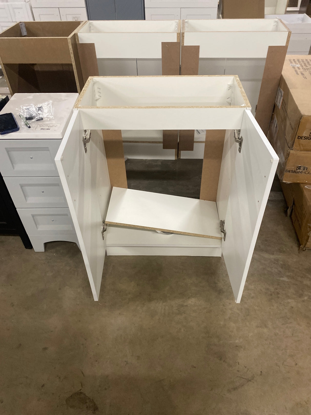 Penlee 25 in. Single Sink White Bath Vanity without Top