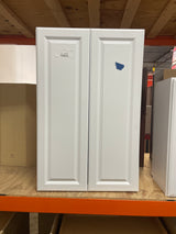 Hampton 27 in. W x 12 in. D x 42 in. H Assembled Wall Cabinet in Satin White