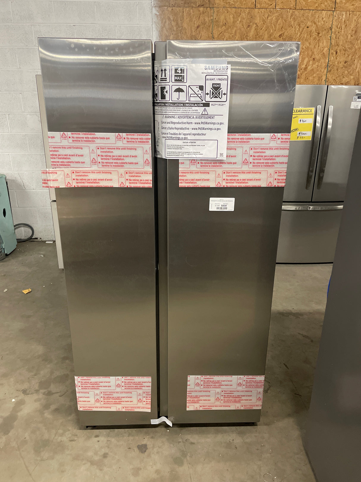 Samsung 28 cu. ft. Smart Side-by-Side Refrigerator