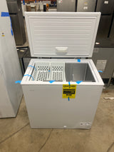 7.0 cu. ft. Manual Defrost Chest Freezer with LED Light in White Garage Ready