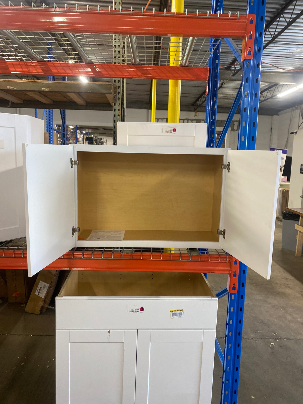 Shaker 36 in. W x 12 in. D x 24 in. H Assembled Wall Bridge Kitchen Cabinet in Satin White with Shelf